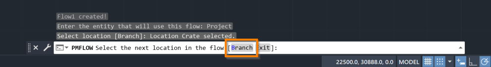 Flow Branch Button