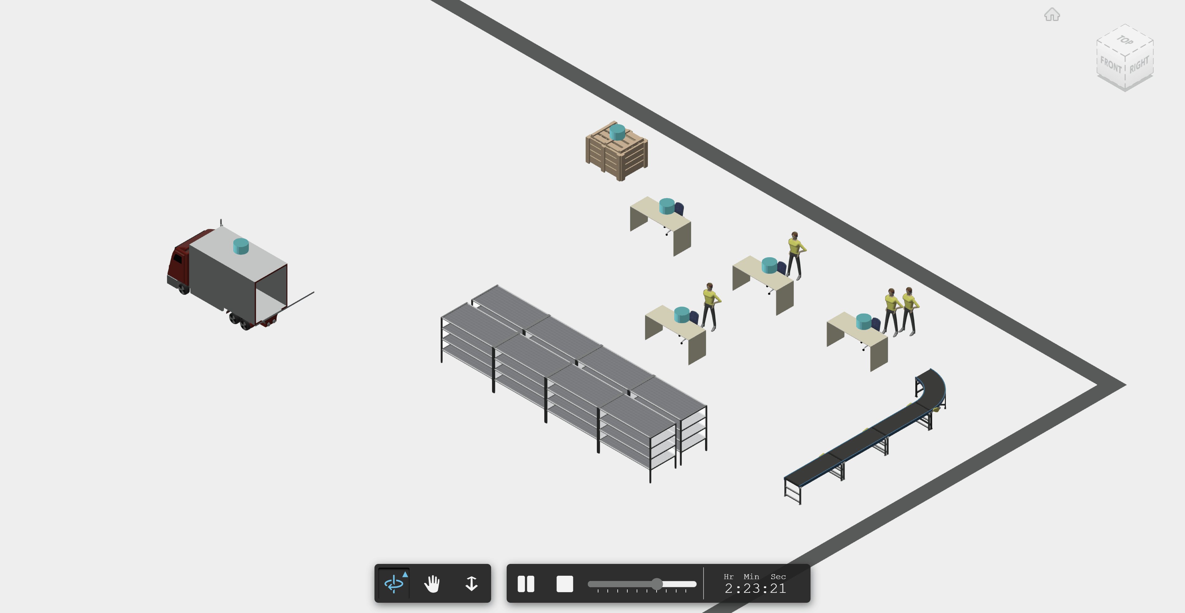 3D Animation Of Created Model