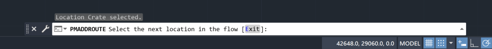 Command Box Flow Add Route