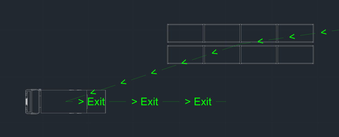 Flow Exit Route