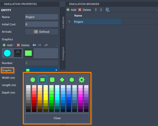 Graphic Visual Settings